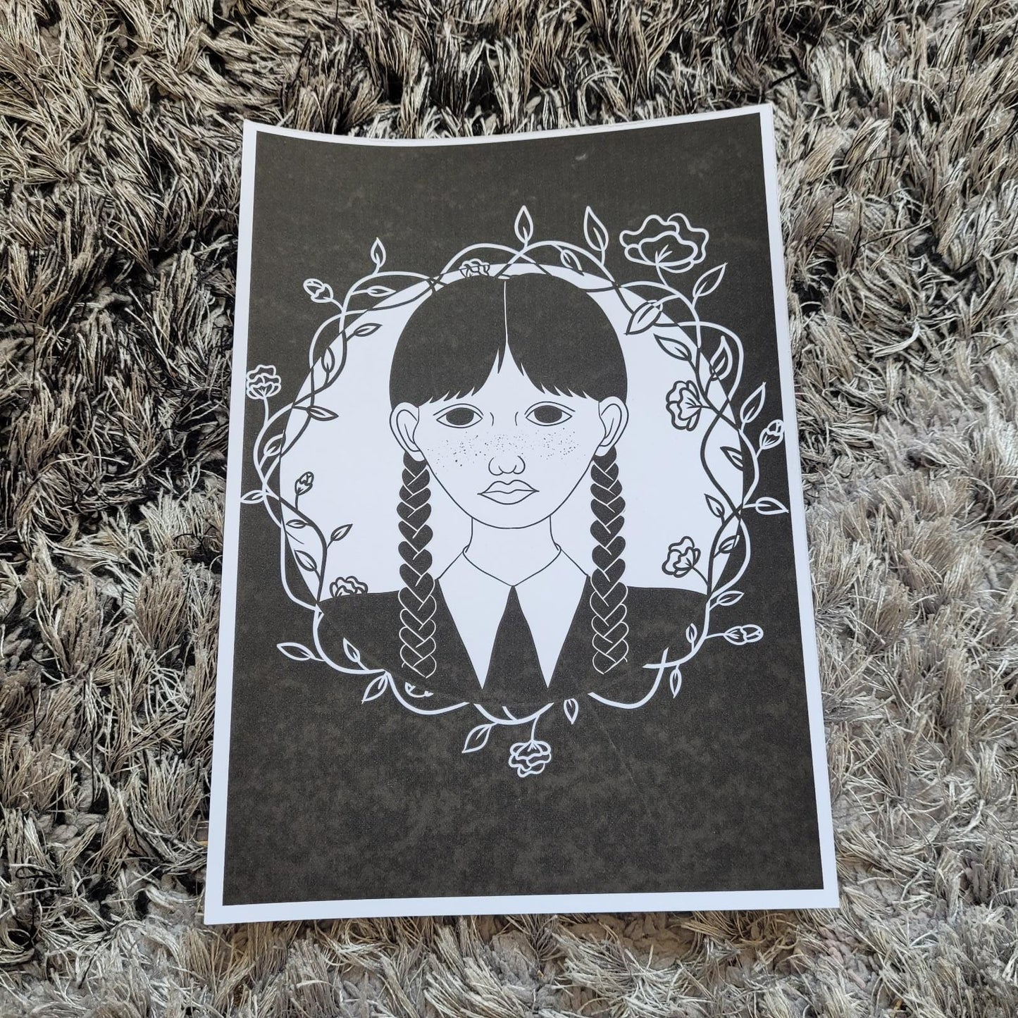 Wednesday Addams Print