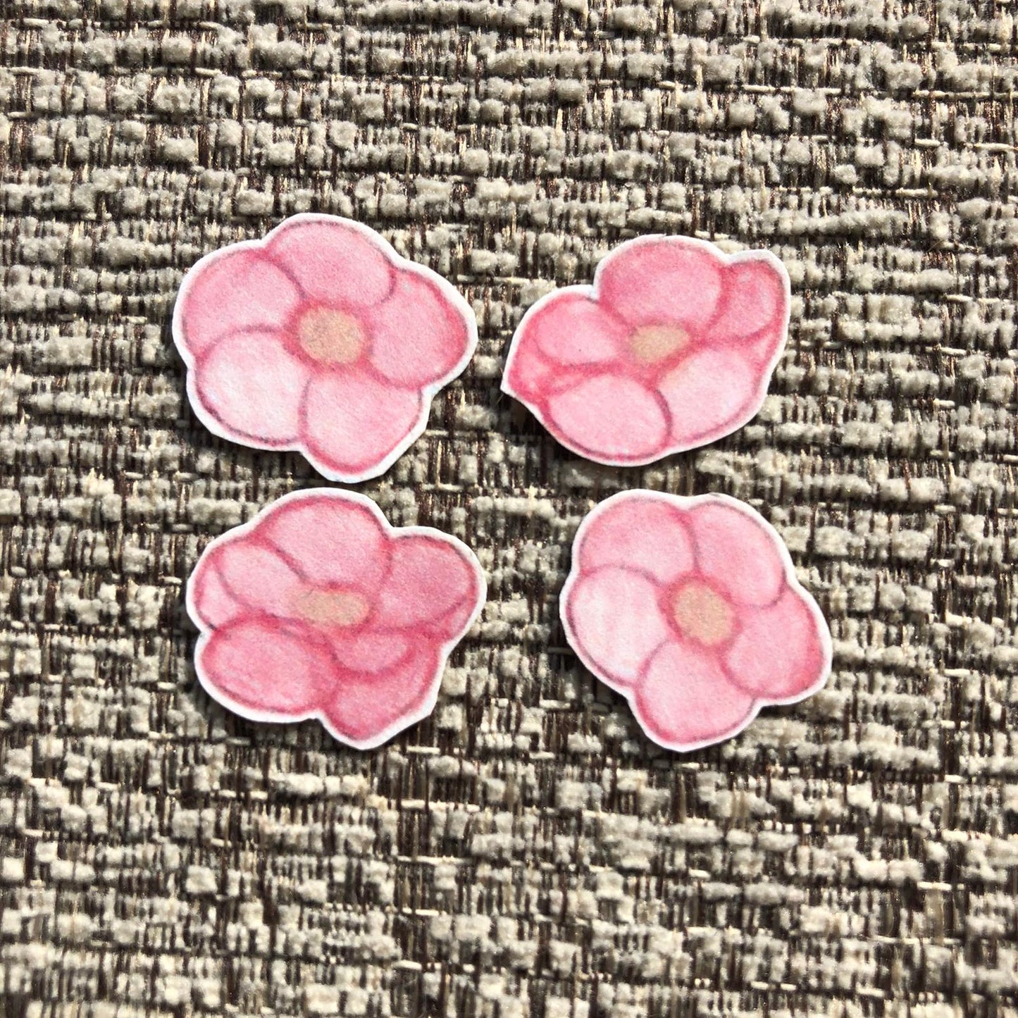 Camellia Flower Sticker Set
